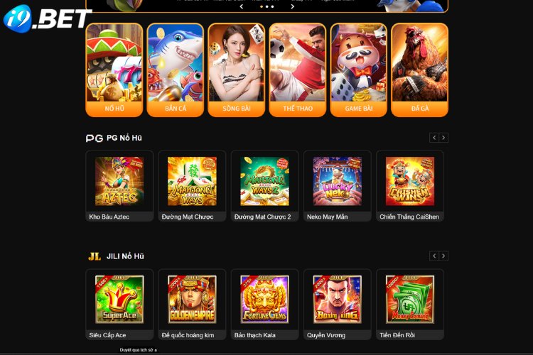 Trải nghiệm kho game I9BET cực khủng